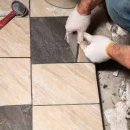 La pose de carreaux mosaïques en marbre par Pro Carreaux : un choix de qualité pour sublimer votre intérieur à Le Chesnay